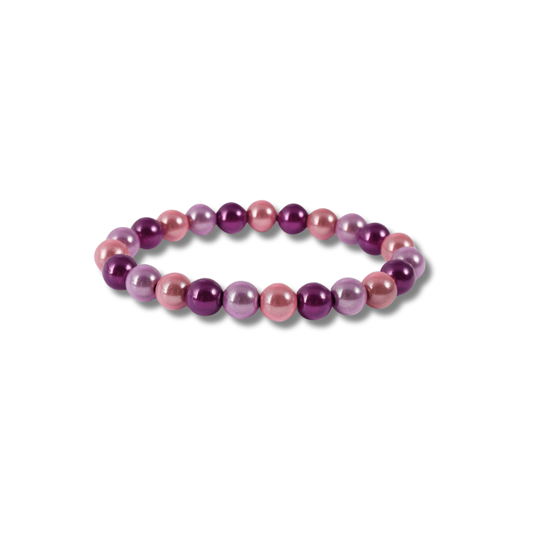 Perlenarmband bunt - 10mm Perlen - Armband personalisierbar - afHandmade