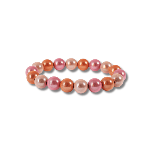 Perlenarmband bunt - 10mm Perlen - Armband personalisierbar - afHandmade