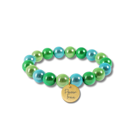 Perlenarmband bunt - 10mm Perlen - Armband personalisierbar - afHandmade