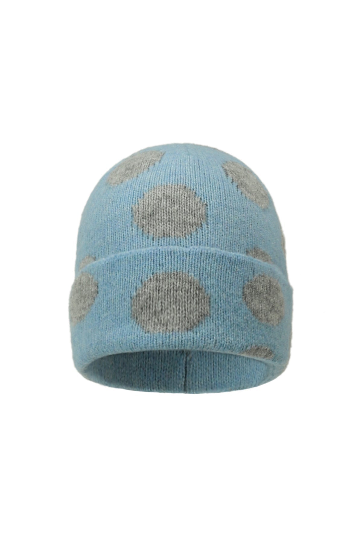 Pünktchen-Beanie „Cozy Dots“ – Kuschelige Wollmix-Mütze - afHandmade