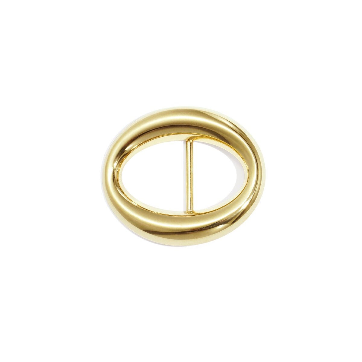 Schalclip aus Edelstahl mit Verjüngung – Eleganter Tuchring für Schals & Tücher 3,9 x 3,5 cm - afHandmade