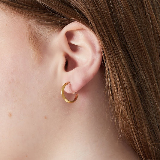 Schlichte Clip - Creolen - afHandmade