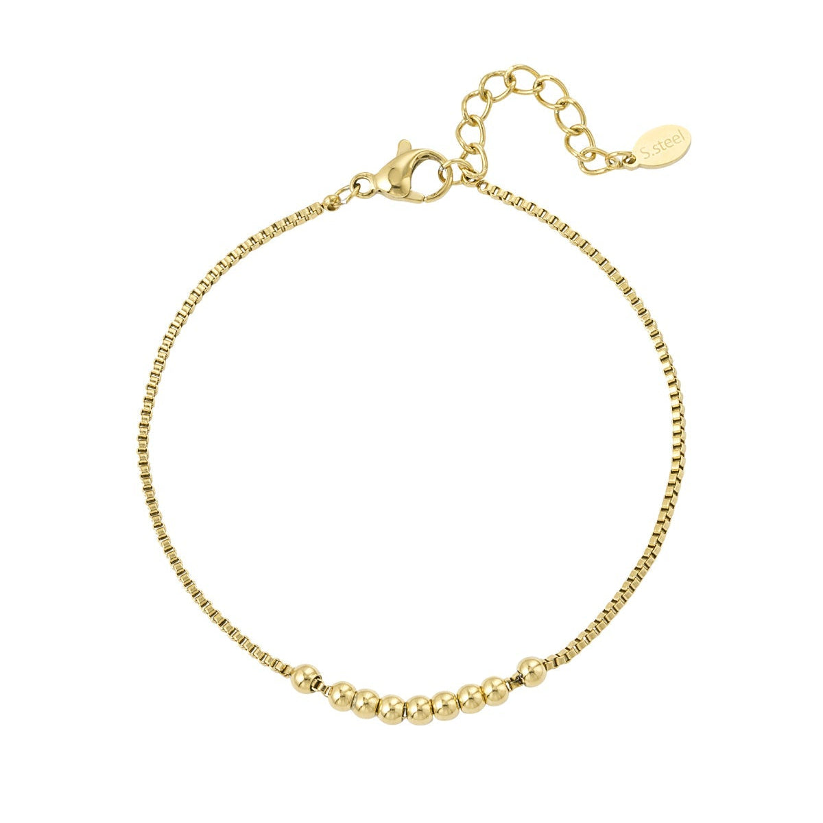 Schlichtes Armband mit Kugeln - afHandmade