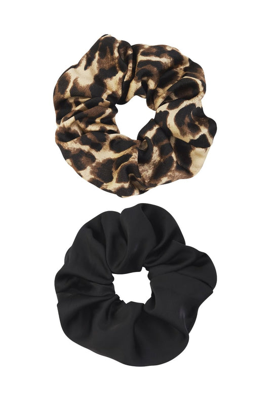 Scrunchie Set Wild Duo - braun schwarz - afHandmade