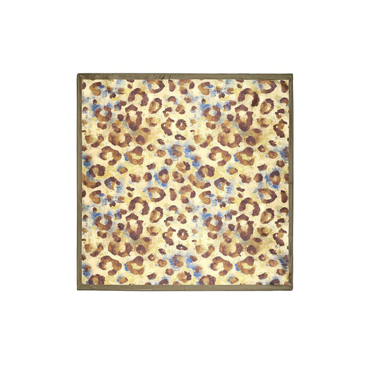 Sommerschal im Leolook – Klassisches Halstuch & Taschenaccessoire 70 x 70 cm - afHandmade