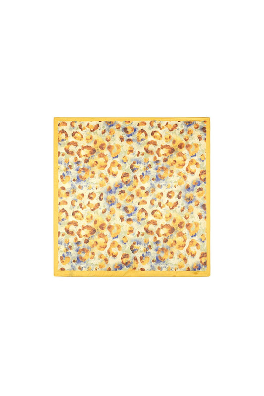 Sommerschal im Leolook – Klassisches Halstuch & Taschenaccessoire 70 x 70 cm - afHandmade