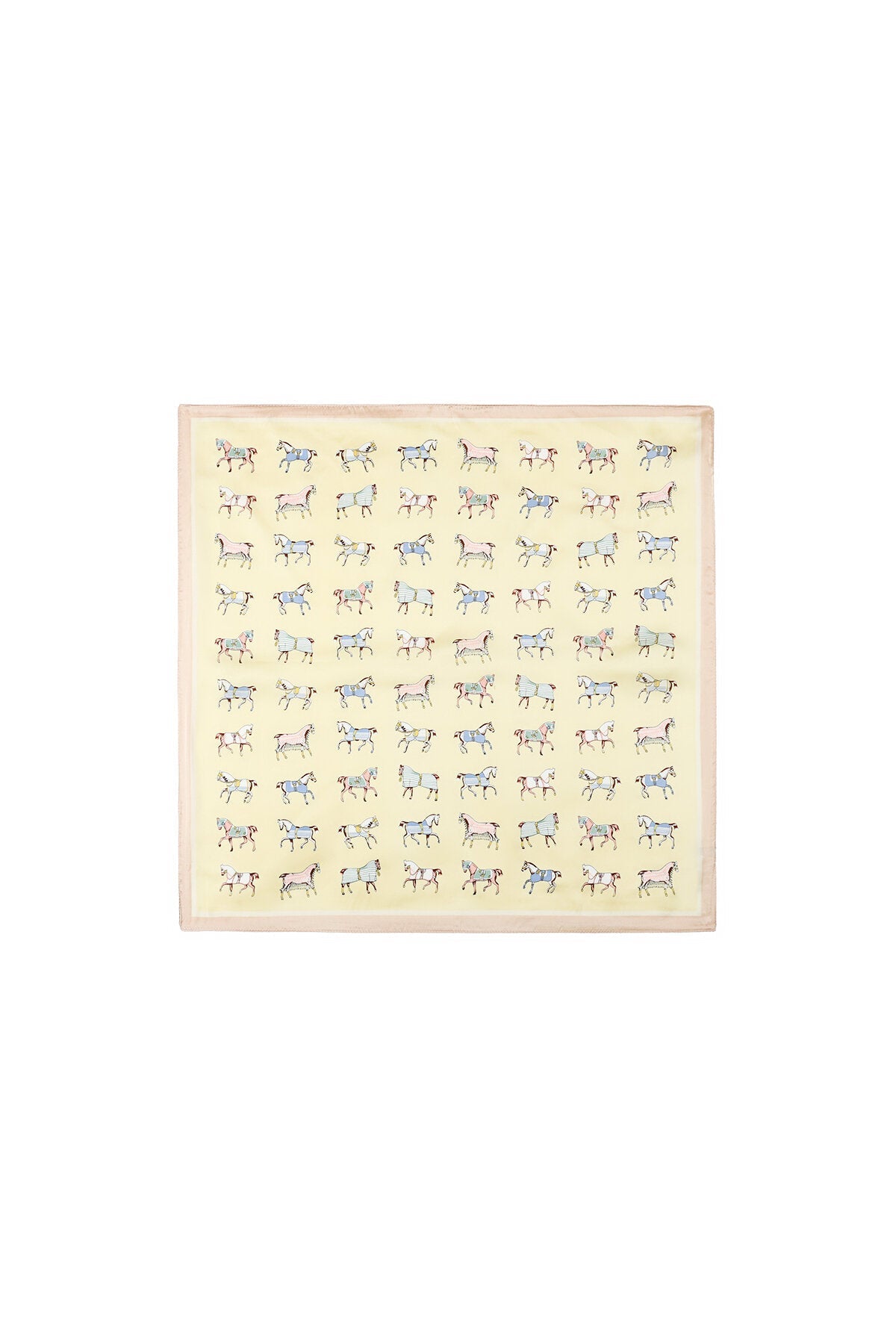 Sommerschal mit Pferdemotiv – Vielseitiges Halstuch & Taschenaccessoire aus Polyester 70 x 70 cm - afHandmade