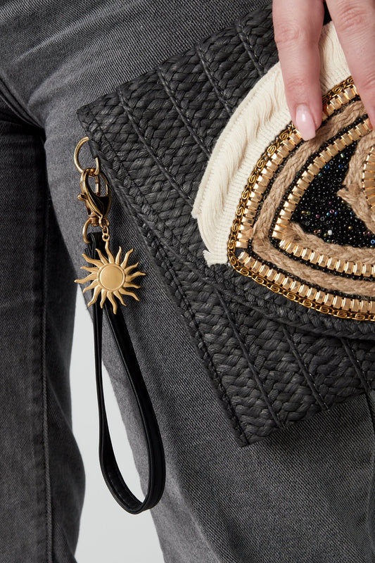 Sonne Taschenanhänger aus Edelstahl – Sommerliches Accessoire - afHandmade