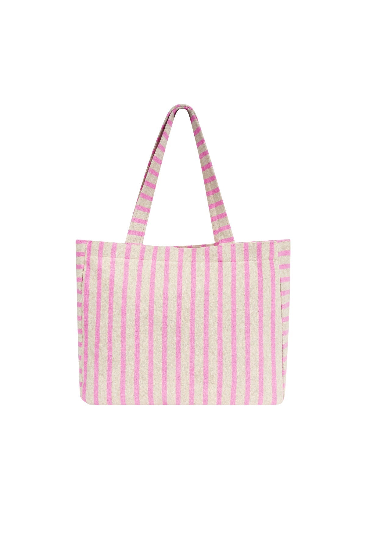 Stylische gestreifte Tragetasche – Lässige Alltagstasche mit modernem Design - afHandmade