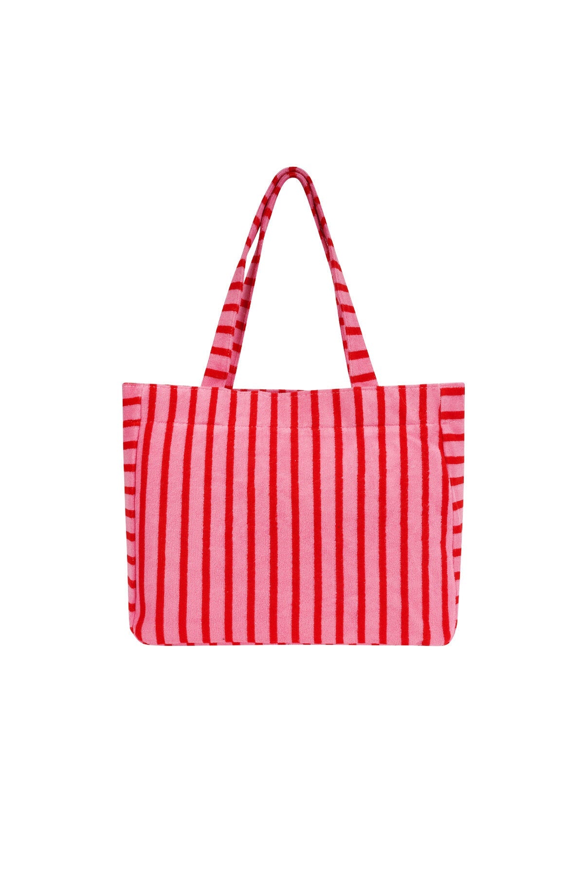 Stylische gestreifte Tragetasche – Lässige Alltagstasche mit modernem Design - afHandmade