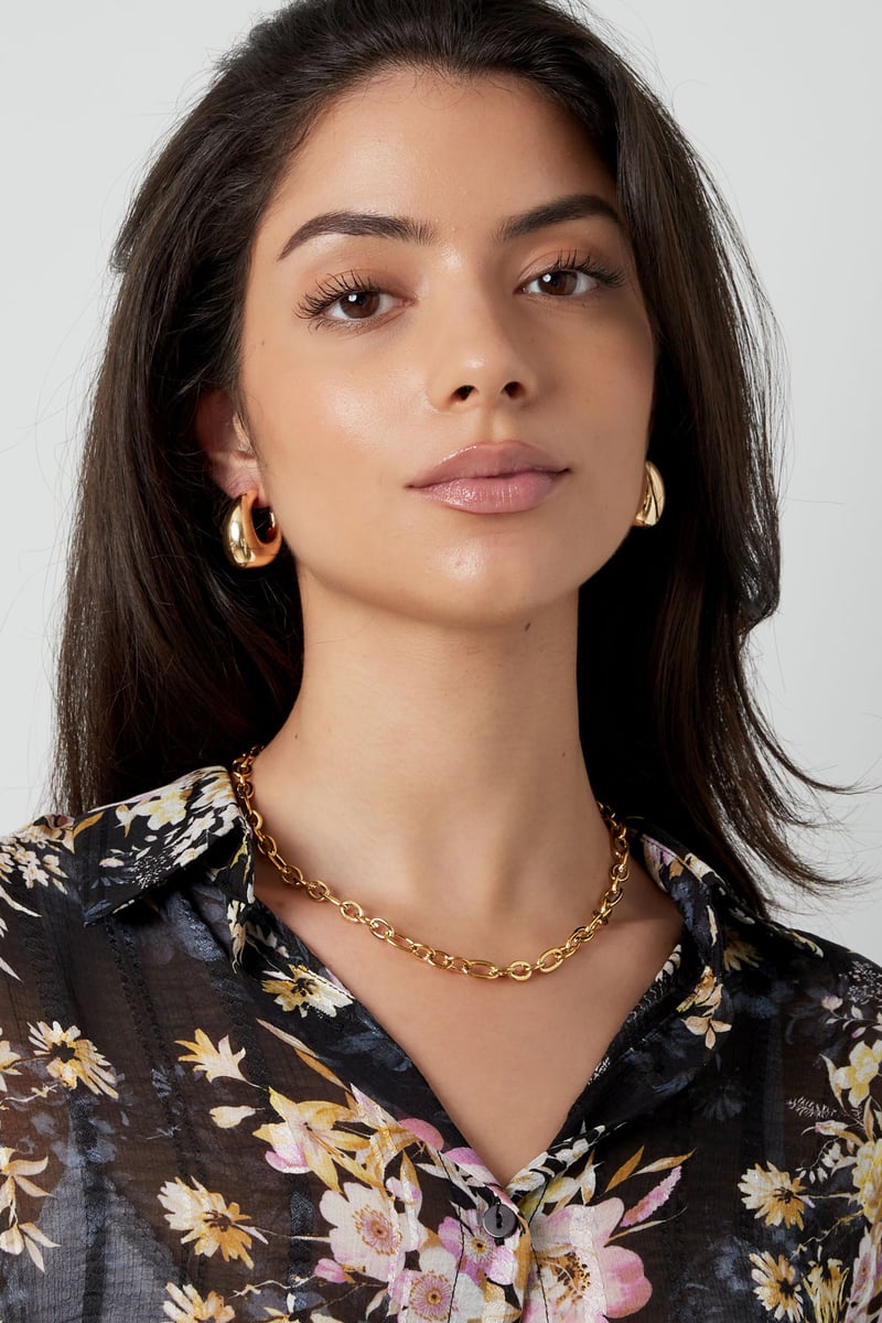 Trendige Glieder Halskette - afHandmade