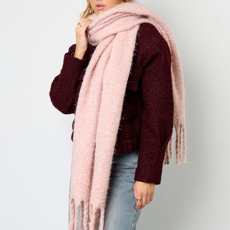 Winterschals Einfarbig Lässig leicht meliert - afHandmade