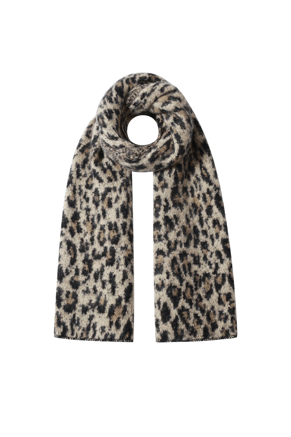 Winterschals Leopardenmuster - afHandmade
