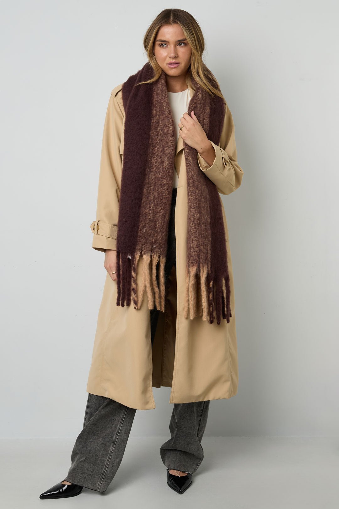 Winterschals zweifarbig - afHandmade