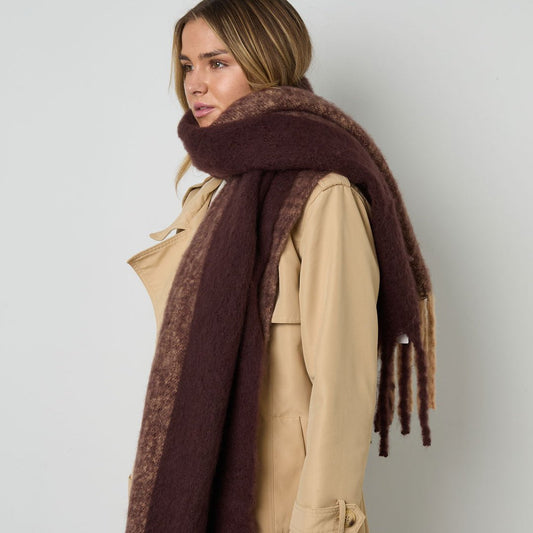 Winterschals zweifarbig - afHandmade