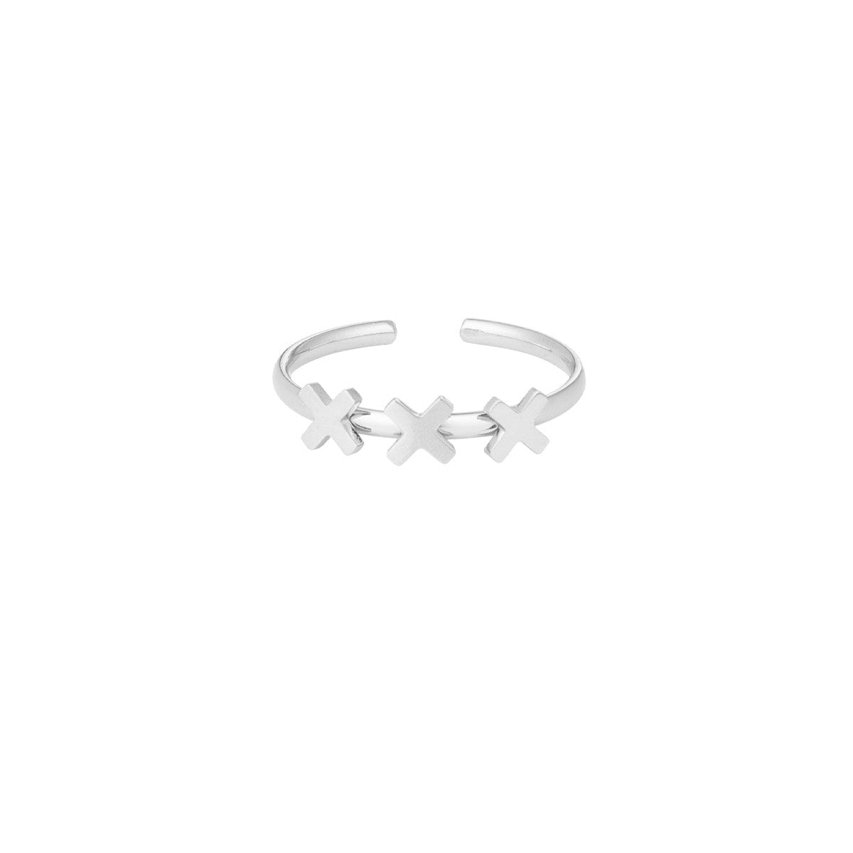 XXX Amsterdam Ring Edelstahl verstellbar – wasserfester Statement Ring Damen - afHandmade