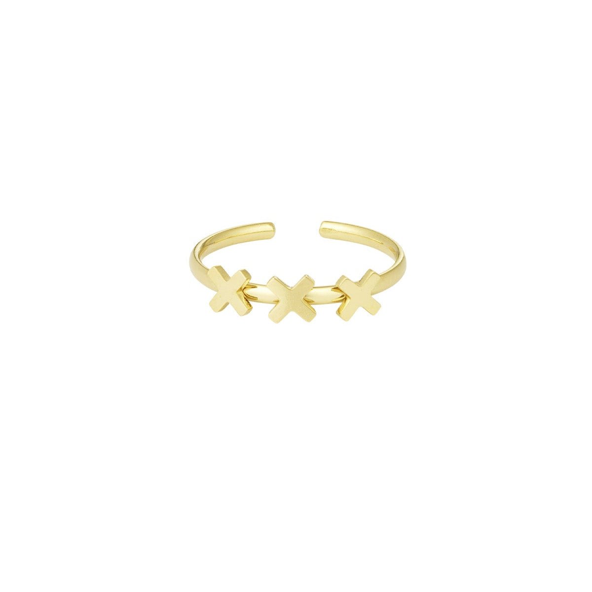 XXX Amsterdam Ring Edelstahl verstellbar – wasserfester Statement Ring Damen - afHandmade