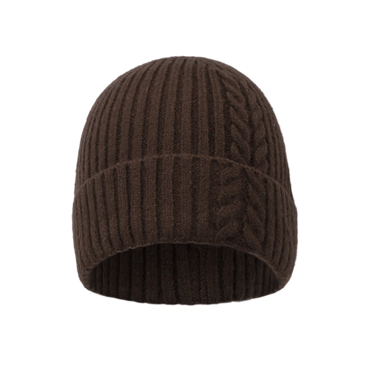 Zopf-Beanie „Cozy Knit“ – Strickmütze in Creme - afHandmade