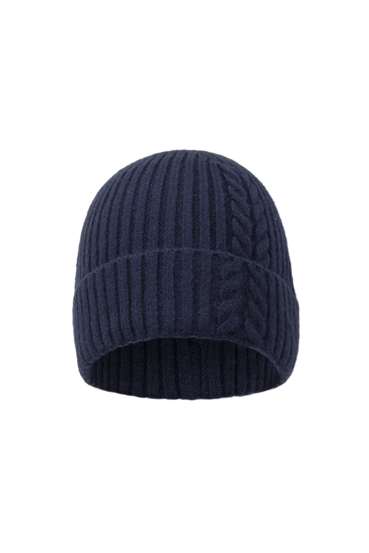 Zopf-Beanie „Cozy Knit“ – Strickmütze in Creme - afHandmade